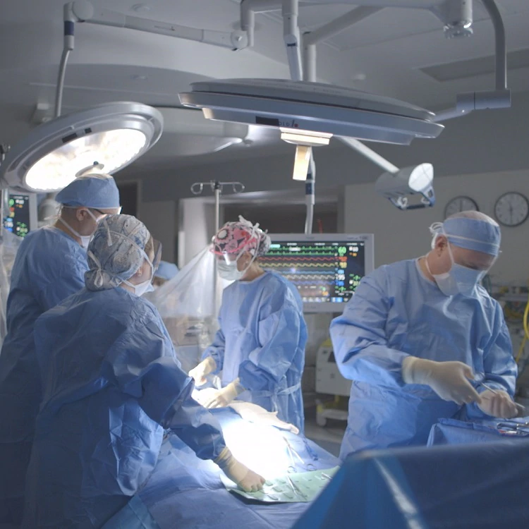   An operating room at the Medical University of South Carolina