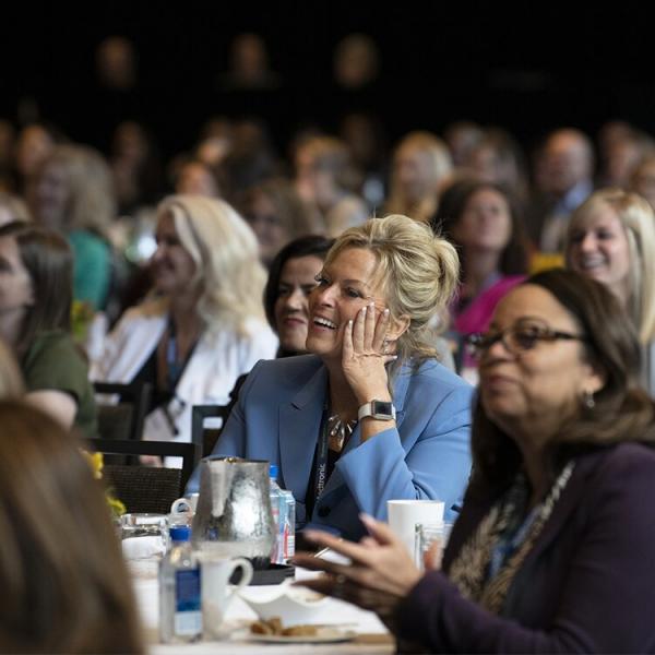 women at conference
