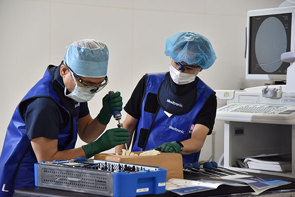 The Medtronic Innovation Center in Tokyo is where healthcare providers go to learn the latest surgical procedures.
