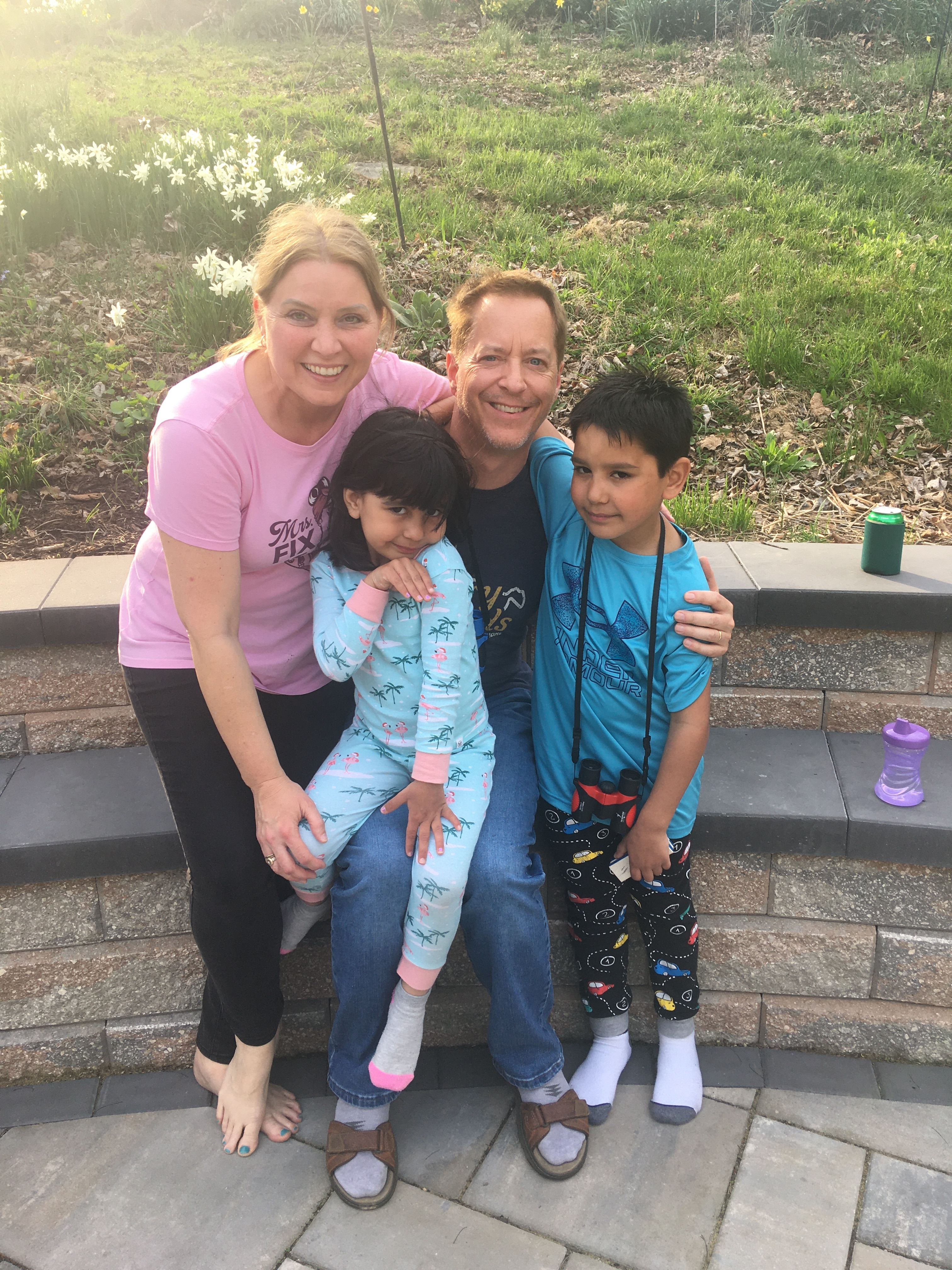 Medtronic employee Todd Gillenwater and his family