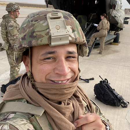 Ruben Hidalgo in Iraq